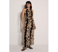 Maxikleid APRICOT "Maxikleid", Damen, Gr. L (40), N-Gr, schwarz, gewebt, Obermaterial: 100% Viskose LENZING ECOVERO CV LenzEcov., bedruckt, Kleider Maxikleid, mit Gürtel (44741021-40) schwarz