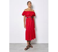 Maxikleid APRICOT "Maxikleid", Damen, Gr. M (38), N-Gr, rot, Obermaterial: 100% Baumwolle CO., Kleider Maxikleid, Stickerei (83468923-38) rot