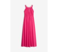 Maxikleid aus feinem Chiffon mit Drapierung 46