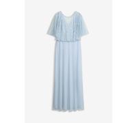Maxikleid aus feinem Tüll mit Paillettenstickerei 36