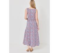 Maxikleid aus Jersey-Material, off-white gemustert, Größe 38, Jeans Fritz