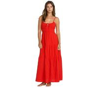 Maxikleid BILLABONG "Red Aloha", Damen, Gr. M, US-Größen, rot (rot aloha), [ Fabric] Cotton, Kleider Maxikleid (26473001-M)