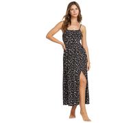 Maxikleid BILLABONG "Take Your Time", Damen, Gr. XS, US-Größen, schwarz (schwarz sands), 100% Viskose, Kurzarm, Kleider (36012208-XS) schwarz sands