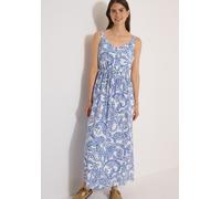 Maxikleid CECIL, Damen, Gr. XL (44), US-Größen, vanilleweiß, Stoff, 100% Viskose, Paisley, normal lang, V-Ausschnitt, abgesteppt, Kleider Maxikleid, mit Paisleymuster (51131859-XL) vanilleweiß