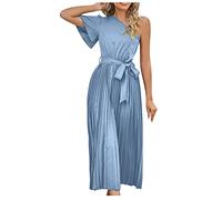 Maxikleid Damen Frühlingsangebote Elegant Casual Blumenkleid Loose Freizeit Kleid Strandkleid Langes Leinenkleid Elegant Langarm Blusenkleid Mini Kleider Lang Chiffon Ballkleid Brautjungfern Klei