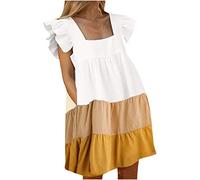 Maxikleid Damen Frühlingsangebote Sommer Strandkleid Sexy Freizeit Partykleid Cocktailkleid meine bestellungen anzeigen A Linie Kleid V Ausschnitt Blumen Elegant Sommerkleider Elegant Spaghettit