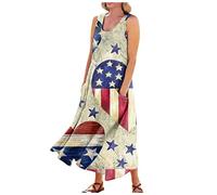 Maxikleid Damen Petticoat Kleid Sexy Kleid Damen Erotisch Rockabilly Kleider Tunika Damen Große Größen Abtanzball Dünne Legere Neckholder Cocktailkleid,Green,XXL