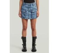 Maxikleid G-STAR "Mini Cargo Rock", Damen, Gr. 27, Normalgrößen, faded blau star, Obermaterial: 100% Baumwolle, Kleider Maxikleid (89118456-27) faded blau star