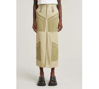 Maxikleid G-STAR "Viktoria Tone On Tone Rock", Damen, Gr. 26, Normalgrößen, light toggee, Obermaterial: 100% Lyocell, Kleider Maxikleid (26711210-26) light toggee