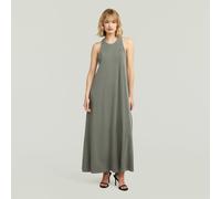 Maxikleid G-STAR "Washed Tank Maxi Dress wmn", Damen, Gr. M (38), N-Gr, orphus gd, Web, Obermaterial: 100% Baumwolle, lässig geschnitten knöchellang, Rundhals, Kleider Maxikleid, mit Racerback, Baumwo