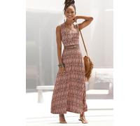 Maxikleid LASCANA Gr. 44, N-Gr, bunt (bedruckt) Damen Kleider Strandkleider mit Ethnoprint (45493625-44)