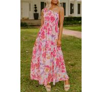 Maxikleid mit floralem Print und einem Schulterträger M