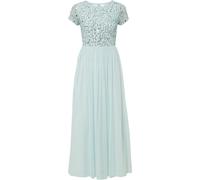 Maxikleid mit Paillettenstickerei 34