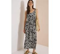 Maxikleid mit V-Neck und Print