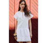 Maxikleid PEPE JEANS "dress DESTIN DRESS", Damen, Gr. S, Normalgrößen, weiß, Kleider Maxikleid (15406363-S) weiß