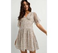 Maxikleid PEPE JEANS "dress FARAN DRESS", Damen, Gr. M, Normalgrößen, bunt (powder rose pink), 100% Polyester, Kleider Maxikleid (71686704-M) powder rose pink