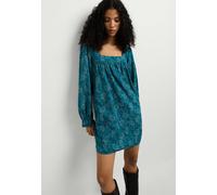 Maxikleid PEPE JEANS "dress GEMMA DRESS", Damen, Gr. S, Normalgrößen, duck grün, 75% Baumwolle, 25% Viskose, Kleider Maxikleid (74695836-S) duck grün
