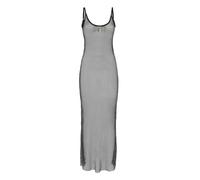 Maxikleid PHILIPP PLEIN "Mit Schmucksteinen", Damen, Gr. M, US-Größen, 60, crystal, Obermaterial: 100% Lycra, Kleider Maxikleid (39566163-M) 60, crystal