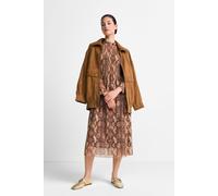 Maxikleid Python-Mesh XL cinnamon