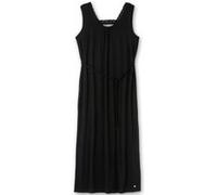 Maxikleid SHEEGO "Große Größen", Damen, Gr. 50, Normalgrößen, schwarz, Obermaterial: 95% Viskose, 5% Elasthan, unifarben, feminin, figurumspielend lang, Rundhals, Kleider, mit Spitze am Rückenausschni
