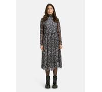 Maxikleid SMITH & SOUL, Damen, Gr. M, US-Größen, grau (grau melange print), Web, Material: 100% Polyester, regular fit Midi, Rundhals, eingesetzt gerader Abschluss, Kleider Maxikleid, mit Unterkleid (