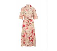 Maxikleid SOYACONCEPT "Soya Concept Dress SC-FALDINE", Damen, Gr. S, Normalgrößen, bunt (4030c bittersweet combi), Obermaterial: 100% Baumwolle, Kleider Maxikleid (89544757-S) 4030c bittersweet combi