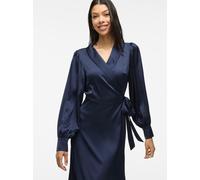 Vila Enna Ravenna Long Sleeve Midi Dress Blau 36 Frau (Herstellerartikelnummer: 14093784-NavyBlazer-36)