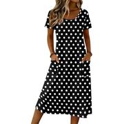 Maxikleider Damen Sommer Sommerkleider Maxikleid Damen Sommer Strandkleid Baumwolle Blusenkleid Tunika Kleider Damenkleider Brautjungfernkleider Wedding Guest Dress Summer Outfit Für Abiball Mutter