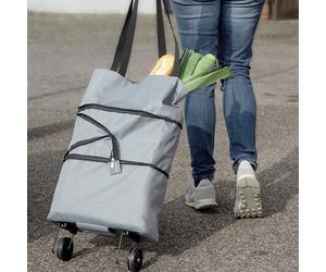 Maximex Einkaufstrolley 3in1, faltbare Einkaufshilfe