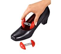 Maximex Schuhdehner 1 Paar, einfach Schuh anfeuchten und einspannen, gewünschte Weite einstellen, einstellbar von 7,3 - 10,5 cm, ideal für Damenschuhe, Maße (B x H x T): 7,3 - 10,5 x 2,5 x 5,4 cm