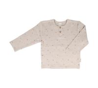 maximo Baby Boy-Shirt, AOP Dschungelblätter, Langarm, Knopfpatte Baumwolljersey