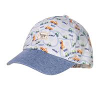 maximo - Baby Boy's Cap Cars mit Klettverschluß - Cap, Gr. 43 cm-45 cm 43-45 cm, grau (Blue/Multicolor)