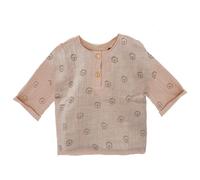 maximo - Baby Boy's Hemd 3/4 Arm Musselin, Gr. 62-68, beige/braun (BeigeMelange/Lion)