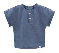 maximo - Baby Boy's Hemd - T-Shirt, Gr. 62, blau (Oldindigo/White/Stripes)