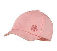 maximo - Baby Girl's Cap Flower Stick Flexdach Klett - Cap, Gr. 43 cm-45 cm 43-45 cm, rosa (Dogwood)