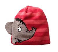 maximo Baby - Mädchen 73578-200800, Beanie, Elefant Mütze, per Pack Pink (Dunkelpink/Fandango pink 5760), 49/51 (Herstellergröße: 49/51)