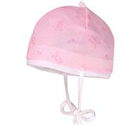 maximo Baby - Mädchen Mütze Little Rabbit 84500-988800, Gr. 43, Rosa (Puderrosa/Pink - Hasen 2)