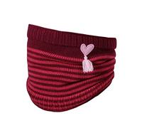 maximo Baby - Mädchen Tube Herzchen Mütze, per Pack Rot (Rouge 42), One Size (Herstellergröße: one Size)