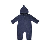 Maximo Baby Overall, Wollfleece navymeliert Gr. 50/56