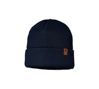 Maximo Baby und Kinder Beanie mit Umschlag Bio-Baumwolle Strick dunkelmarine Gr. 51