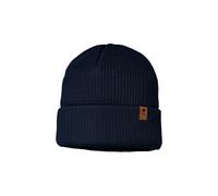 Maximo Baby und Kinder Beanie mit Umschlag Bio-Baumwolle Strick navy Gr. 55