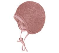 maximo - Baby's Jersey Fleece Mütze m. Band - Mütze, Gr. 41 cm, rosa (HeatherRoseMelange)
