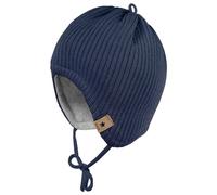 maximo - Baby's Mütze mit Fleecefutter - Mütze, Gr. 45 cm-47 cm 45-47 cm, blau (Navy)