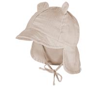 maximo - Baby's Schildmütze m. Ohren u. Nackenschutz - Cap, Gr. 41 cm, beige (BeigeMelange)