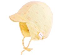 maximo - Baby's Schildmütze m. Ohrenschutz - Cap, Gr. 39 cm, beige (Narzisse/Sonne)