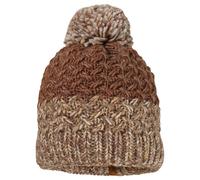 maximo - Boy-Mütze mit Pompon und Vollfutter - Mütze, Gr. 51 cm, braun (Chestnut)