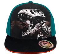 maximo - Boy's Cap Dinosaurier Snap-Back Verschluss - Cap, Gr. 55 cm-57 cm 55-57 cm, schwarz (Petrol)