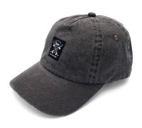 maximo - Boy's Cap Skate Waschoptik Klettverschluss - Cap, Gr. 55 cm-57 cm 55-57 cm, grau (Dunkelgrau)