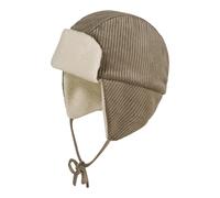 maximo GOTS Baby-Parkacap Nicky, Kord, Teddyfutter, Bindeband Made in Germany 41 Fungi