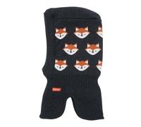 maximo Cotton Fox Schlupfmütze Kindermütze Wintermütze Schalhaube Kinder - Made in Germany Winter Herbst-Winter - 51 cm anthrazit